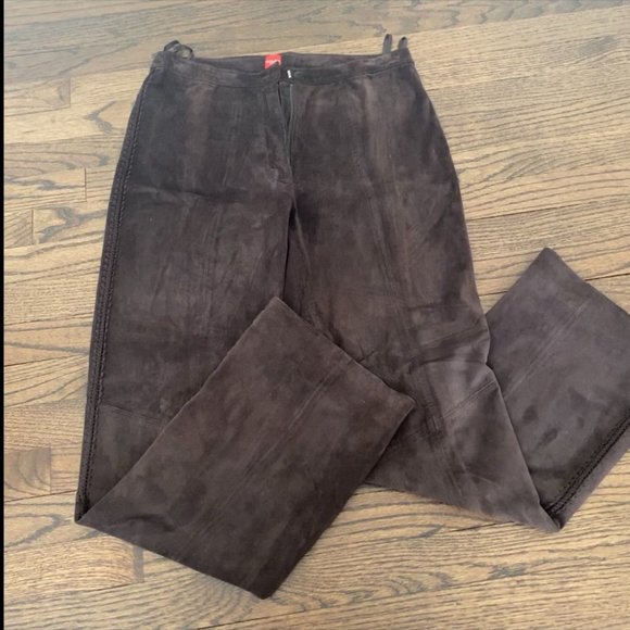 Olsen Vintage Suede Pants - Picture 1 of 6